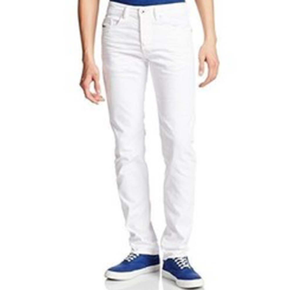 Diesel Buster Mens Slim Tapered Jeans W30 x L30 830G (White)